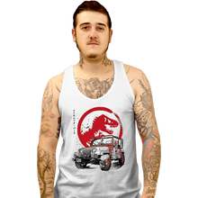 Load image into Gallery viewer, Daily_Deal_Shirts Tank Top, Unisex / Small / White YJ Sahara sumi-e