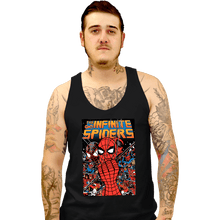 Load image into Gallery viewer, Secret_Shirts Tank Top, Unisex / Small / Black The Infinite Spiders