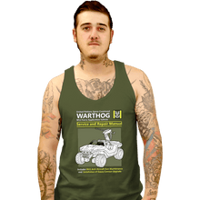 Load image into Gallery viewer, Daily_Deal_Shirts Tank Top, Unisex / Small / Military Green Warthog Manual