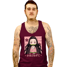Load image into Gallery viewer, Shirts Tank Top, Unisex / Small / Maroon Nezuko
