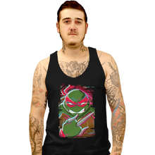 Load image into Gallery viewer, Daily_Deal_Shirts Tank Top, Unisex / Small / Black Glitch Raphael