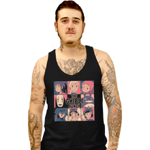 Load image into Gallery viewer, Shirts Tank Top, Unisex / Small / Black Ghibli Bunch