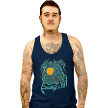 Load image into Gallery viewer, Shirts Tank Top, Unisex / Small / Navy Starry Dogs
