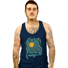 Load image into Gallery viewer, Shirts Tank Top, Unisex / Small / Navy Starry Dogs