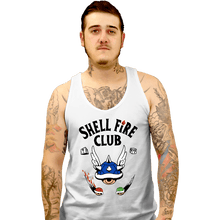 Load image into Gallery viewer, Secret_Shirts Tank Top, Unisex / Small / White Shellfire Club