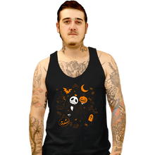 Load image into Gallery viewer, Daily_Deal_Shirts Tank Top, Unisex / Small / Black The King Of Halloween
