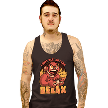 Load image into Gallery viewer, Secret_Shirts Tank Top, Unisex / Small / Black I Play To Relax