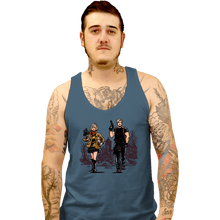 Load image into Gallery viewer, Daily_Deal_Shirts Tank Top, Unisex / Small / Indigo Blue Leon