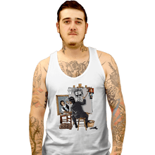 Load image into Gallery viewer, Secret_Shirts Tank Top, Unisex / Small / White Keanu Portrait