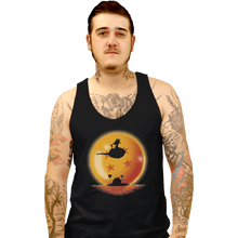 Load image into Gallery viewer, Shirts Tank Top, Unisex / Small / Black Goku on Sunset