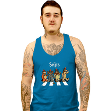 Load image into Gallery viewer, Secret_Shirts Tank Top, Unisex / Small / Sapphire The Splits