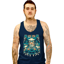 Load image into Gallery viewer, Daily_Deal_Shirts Tank Top, Unisex / Small / Navy Fox Of The Stars