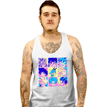 Load image into Gallery viewer, Shirts Tank Top, Unisex / Small / White Saiyan Colors