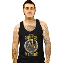 Load image into Gallery viewer, Shirts Tank Top, Unisex / Small / Black Princess and a Warrior
