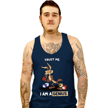 Load image into Gallery viewer, Shirts Tank Top, Unisex / Small / Navy Trust Me I Am A Genius