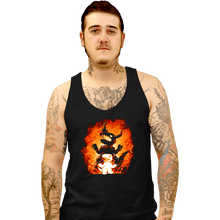 Load image into Gallery viewer, Daily_Deal_Shirts Tank Top, Unisex / Small / Black Fire Evolution