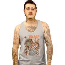 Load image into Gallery viewer, Shirts Tank Top, Unisex / Small / White Kaiju Food Fight