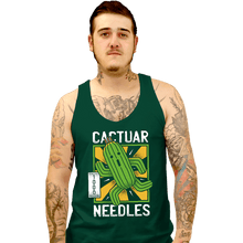 Load image into Gallery viewer, Shirts Tank Top, Unisex / Small / Black Cactuar