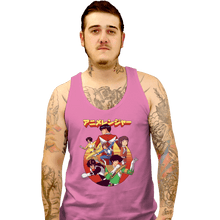 Load image into Gallery viewer, Secret_Shirts Tank Top, Unisex / Small / Pink Anime Rangers