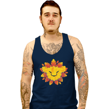 Load image into Gallery viewer, Shirts Tank Top, Unisex / Small / Navy King Of Leaves