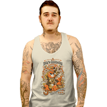 Load image into Gallery viewer, Daily_Deal_Shirts Tank Top, Unisex / Small / White Kitty's Awakening