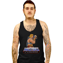 Load image into Gallery viewer, Secret_Shirts Tank Top, Unisex / Small / Black Masters Of The Bowlingverse