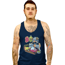 Load image into Gallery viewer, Last_Chance_Shirts Tank Top, Unisex / Small / Navy Tastes Like Chicken
