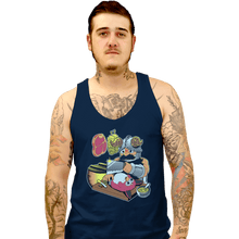 Load image into Gallery viewer, Last_Chance_Shirts Tank Top, Unisex / Small / Navy Tastes Like Chicken