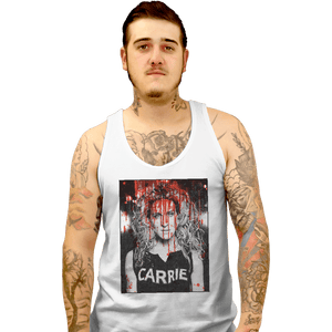 Shirts Tank Top, Unisex / Small / White Carrie