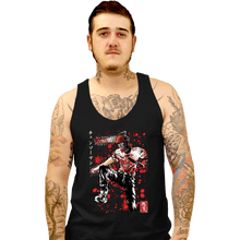 Load image into Gallery viewer, Daily_Deal_Shirts Tank Top, Unisex / Small / Black Chainsaw Sumi-E