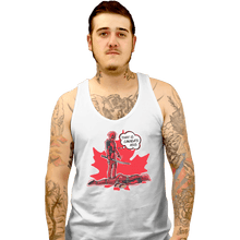 Load image into Gallery viewer, Shirts Tank Top, Unisex / Small / White Canada's Ass