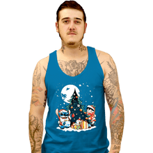 Load image into Gallery viewer, Daily_Deal_Shirts Tank Top, Unisex / Small / Sapphire Christmas Ohana