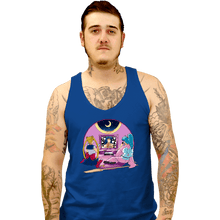 Load image into Gallery viewer, Daily_Deal_Shirts Tank Top, Unisex / Small / Royal Blue Anime At Home