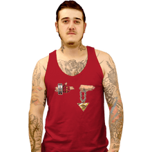 Load image into Gallery viewer, Shirts Tank Top, Unisex / Small / Red Run The Duels