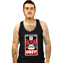 Load image into Gallery viewer, Daily_Deal_Shirts Tank Top, Unisex / Small / Black Obey The Law