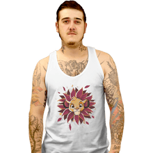 Load image into Gallery viewer, Shirts Tank Top, Unisex / Small / White Simba Watercolor