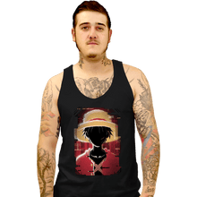 Load image into Gallery viewer, Shirts Tank Top, Unisex / Small / Black Glitch Luffy