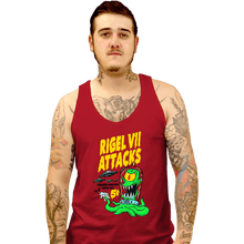 Load image into Gallery viewer, Last_Chance_Shirts Tank Top, Unisex / Small / Red Rigel 7 Attacks