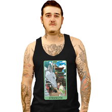 Load image into Gallery viewer, Daily_Deal_Shirts Tank Top, Unisex / Small / Black Tarot Ghibli Strength