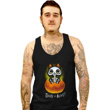 Load image into Gallery viewer, Daily_Deal_Shirts Tank Top, Unisex / Small / Black Schrodinger Halloween