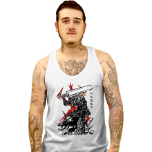 Load image into Gallery viewer, Daily_Deal_Shirts Tank Top, Unisex / Small / White Lone Swordsman sumi-e
