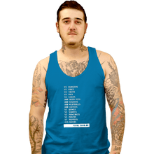 Load image into Gallery viewer, Secret_Shirts Tank Top, Unisex / Small / Sapphire 55 Burgers