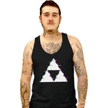 Load image into Gallery viewer, Shirts Tank Top, Unisex / Small / Black Ddjvigo's Glitch Triforce