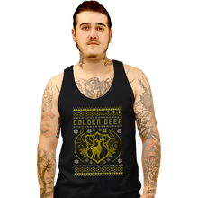 Load image into Gallery viewer, Shirts Tank Top, Unisex / Small / Black Golden Deer Sweater
