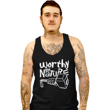Load image into Gallery viewer, Shirts Tank Top, Unisex / Small / Black Worthy By Nature