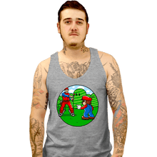 Load image into Gallery viewer, Secret_Shirts Tank Top, Unisex / Small / Sports Grey Two Marios
