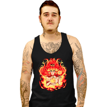 Load image into Gallery viewer, Daily_Deal_Shirts Tank Top, Unisex / Small / Black Peach Fire