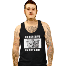 Load image into Gallery viewer, Shirts Tank Top, Unisex / Small / Black Zoom Cat
