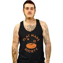 Load image into Gallery viewer, Shirts Tank Top, Unisex / Small / Black Flat Mars Society