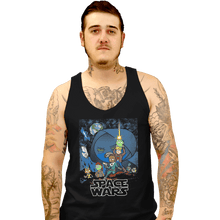 Load image into Gallery viewer, Shirts Tank Top, Unisex / Small / Black Space Wars